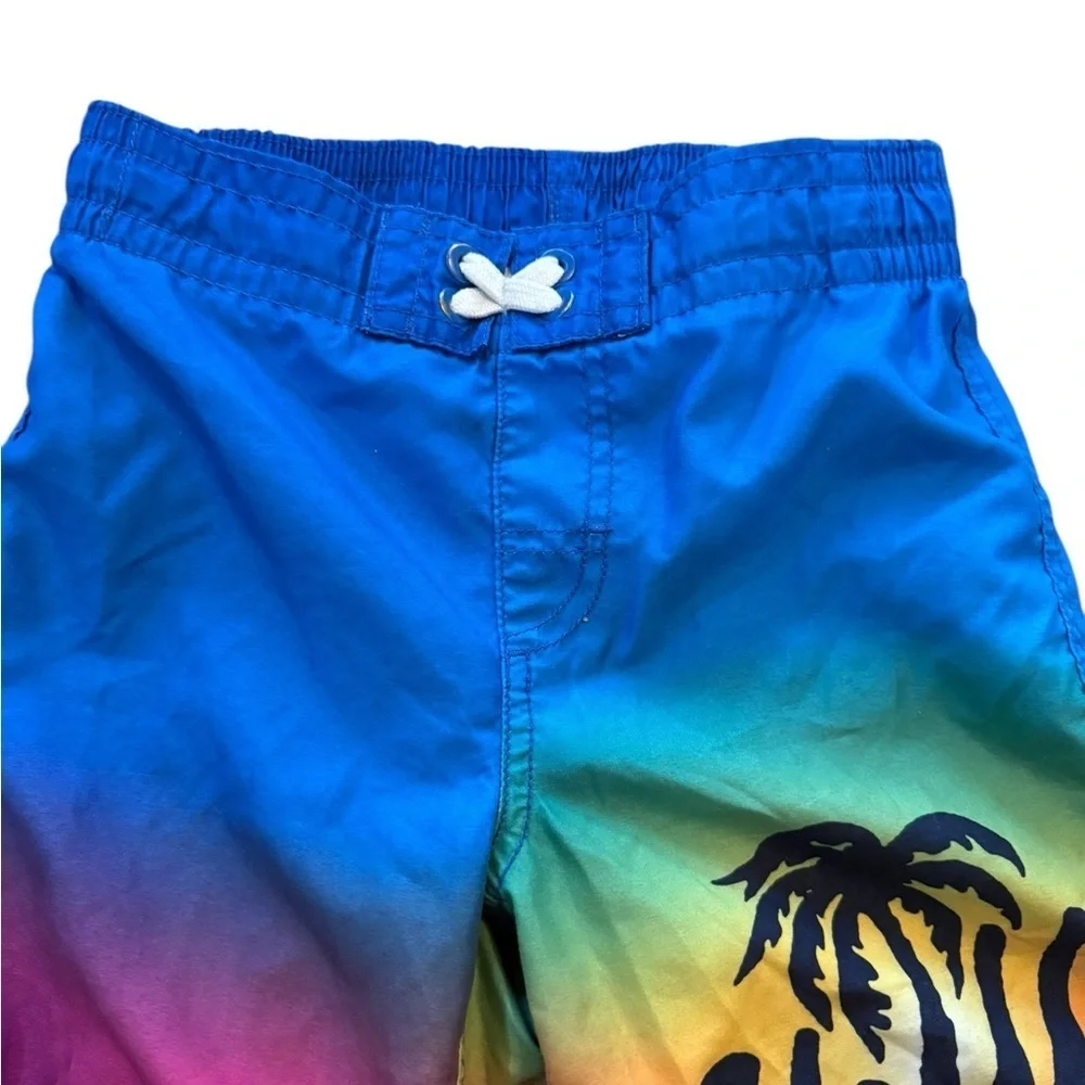 Boys Old Navy Kids Colorful Swim trunks EUC size Small 6-7